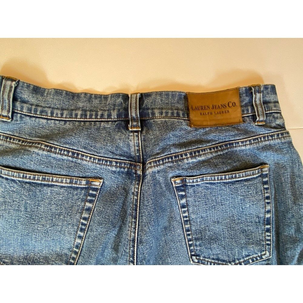 Polo Ralph Lauren Jeans Co Women's 8P Blue classic stretch High Rise Momcore - Picture 8 of 9